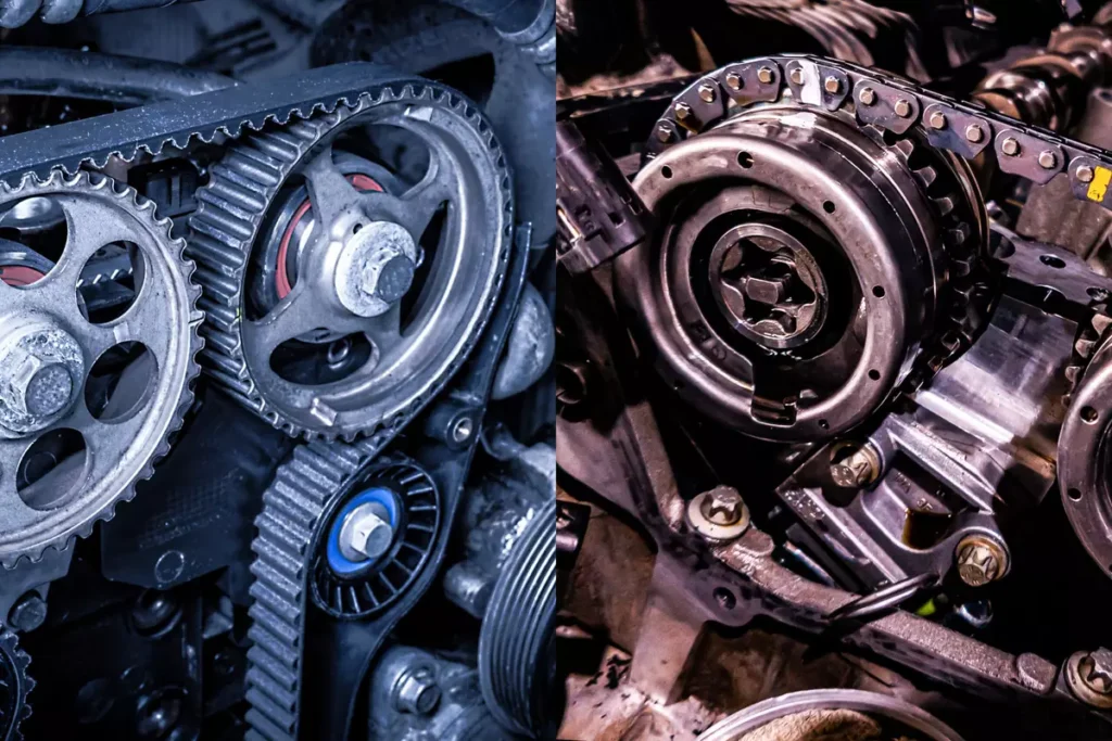 difference between timing belt and timing chain discount diesel